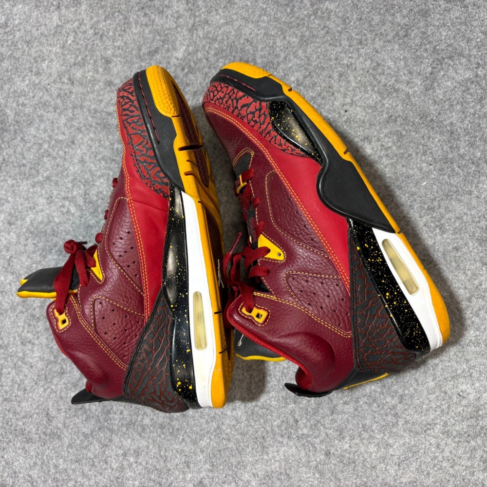 Jordan Son of Mars Low Team Red Gold Black Sneakers 580603-607 Mens 9